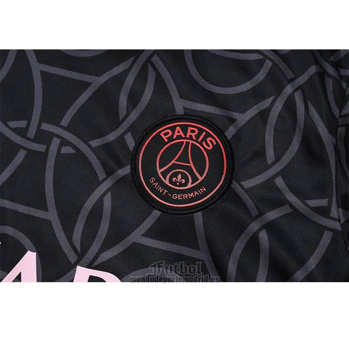 Chandal del Paris Saint-Germain Jordan Manga Corta 2024-2025 Negro - Pantalon Corto